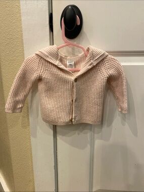 Knit Hooded Cardigan